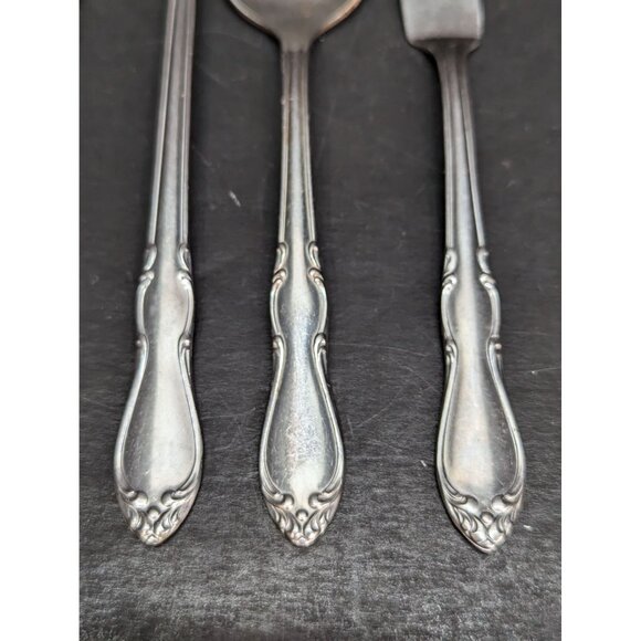 Simeon L & George H Rogers Oneida Homestead Pattern Replacement Flatware 5 Pcs - Picture 4 of 8